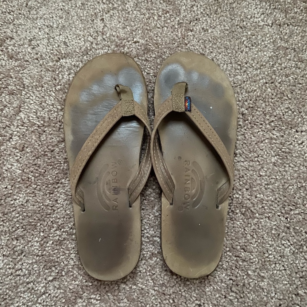 Women’s thin strap Rainbow sandals